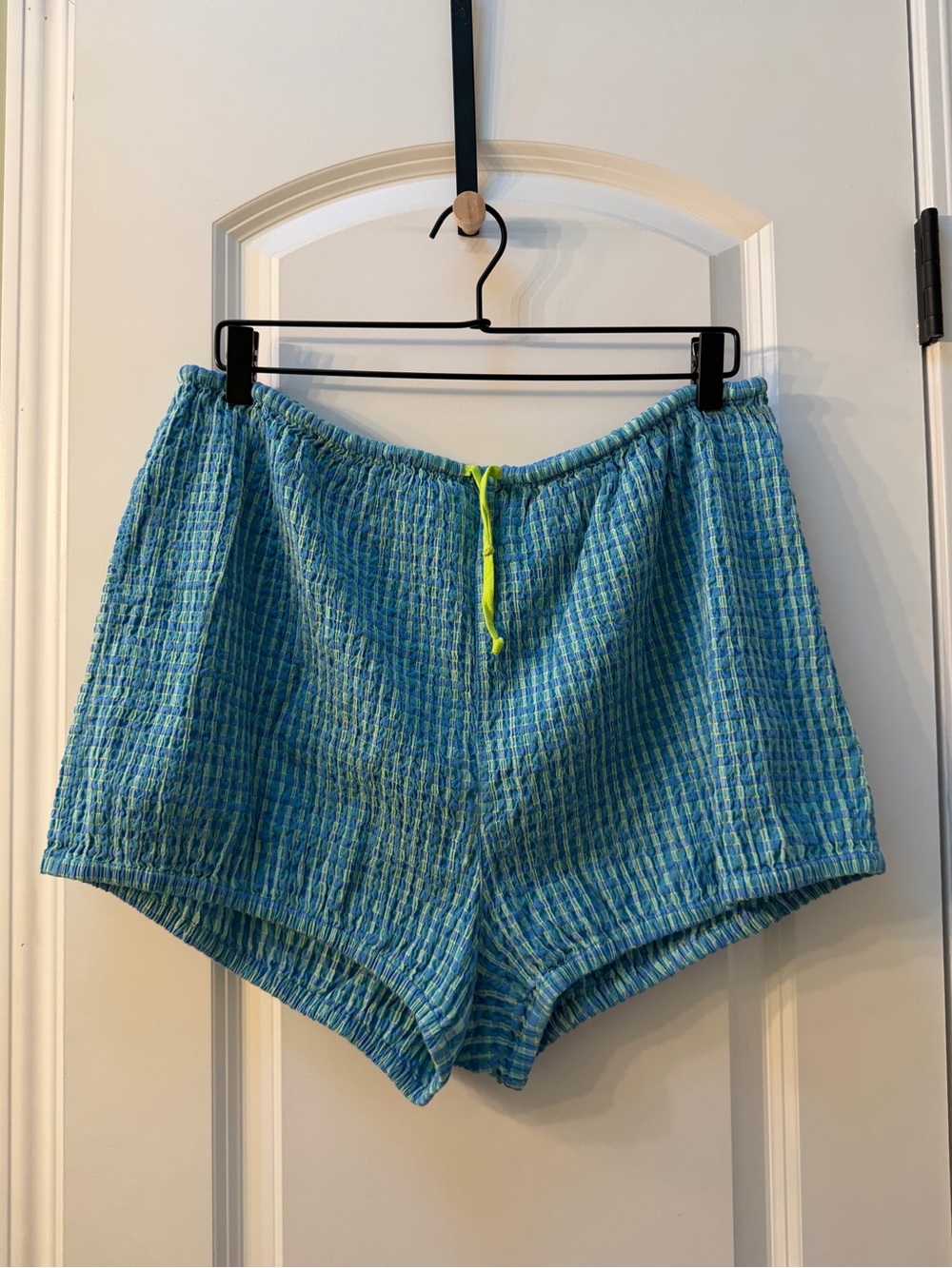 Free People Sofia Plaid Bloomer Shorts